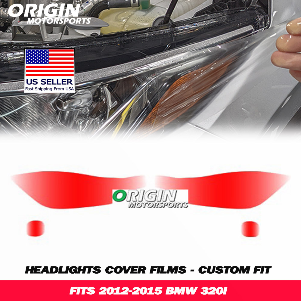 2012-2015 Bmw 320I Precut Headlight PPF Clear Paint Protection Film Kit