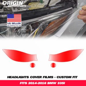 2014-2016 Bmw 335I Precut Headlight PPF Clear Paint Protection Film Kit 2014-2016 Bmw 335I Precut Headlight PPF Clear Paint Protection Film Kit