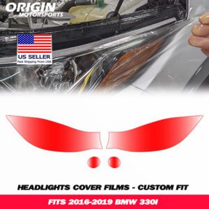 2016-2019 Bmw 330I Precut Headlight PPF Clear Paint Protection Film Kit 2016-2019 Bmw 330I Precut Headlight PPF Clear Paint Protection Film Kit