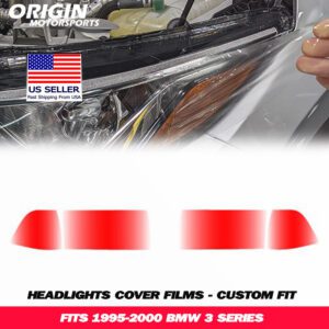 1995-2000 Bmw 3 SERIES Precut Headlight PPF Clear Paint Protection Film Kit 1995-2000 Bmw 3 SERIES Precut Headlight PPF Clear Paint Protection Film Kit