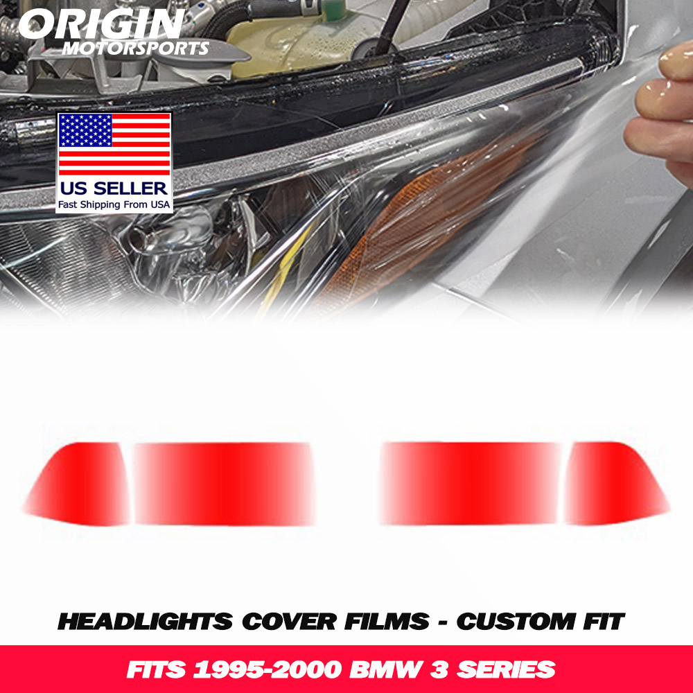 1995-2000 Bmw 3 SERIES Precut Headlight PPF Clear Paint Protection Film Kit 1995-2000 Bmw 3 SERIES Precut Headlight PPF Clear Paint Protection Film Kit