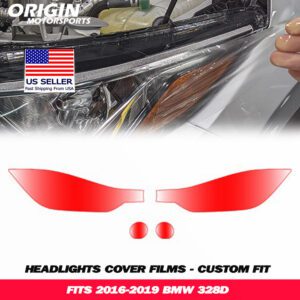 2016-2019 Bmw 328D Precut Headlight PPF Clear Paint Protection Film Kit 2016-2019 Bmw 328D Precut Headlight PPF Clear Paint Protection Film Kit