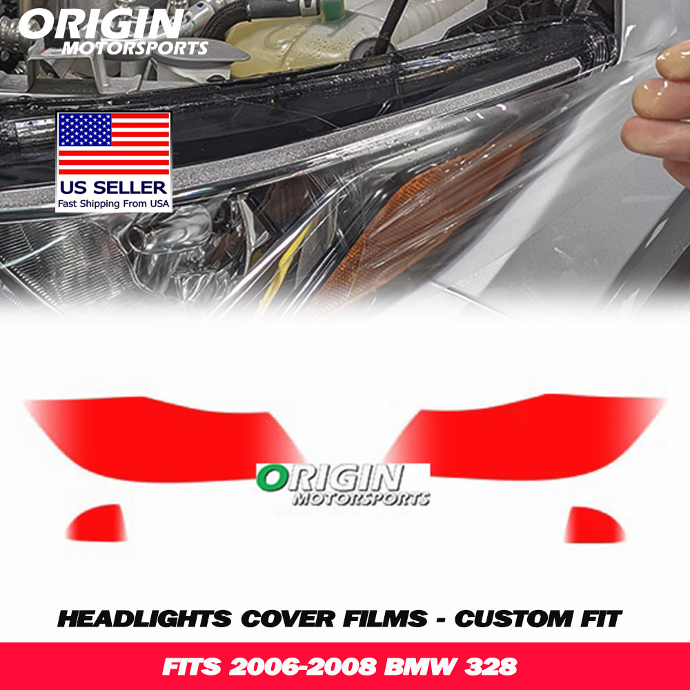 2006-2008 Bmw 328 Precut Headlight PPF Clear Paint Protection Film Kit 2006-2008 Bmw 328 Precut Headlight PPF Clear Paint Protection Film Kit