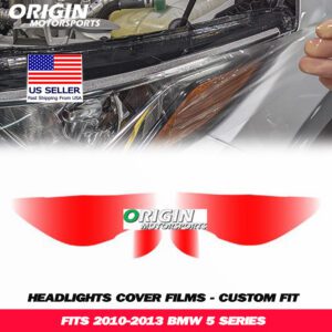 2010-2013 Bmw 5 SERIES Precut Headlight PPF Clear Paint Protection Film Kit 2010-2013 Bmw 5 SERIES Precut Headlight PPF Clear Paint Protection Film Kit