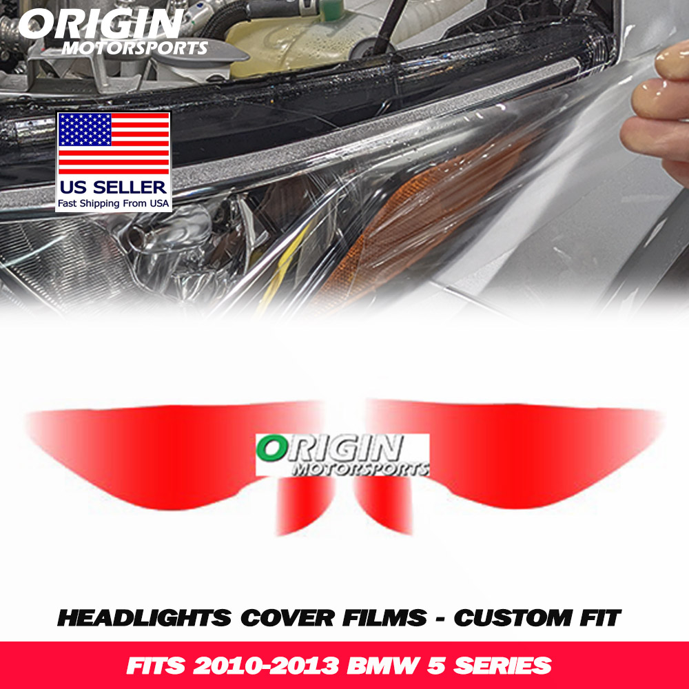 2010-2013 Bmw 5 SERIES Precut Headlight PPF Clear Paint Protection Film Kit 2010-2013 Bmw 5 SERIES Precut Headlight PPF Clear Paint Protection Film Kit