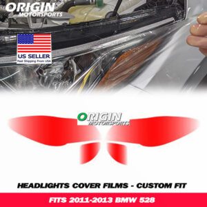 2011-2013 Bmw 528 Precut Headlight PPF Clear Paint Protection Film Kit