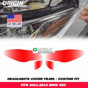 2011-2013 Bmw 550 Precut Headlight PPF Clear Paint Protection Film Kit 2011-2013 Bmw 550 Precut Headlight PPF Clear Paint Protection Film Kit