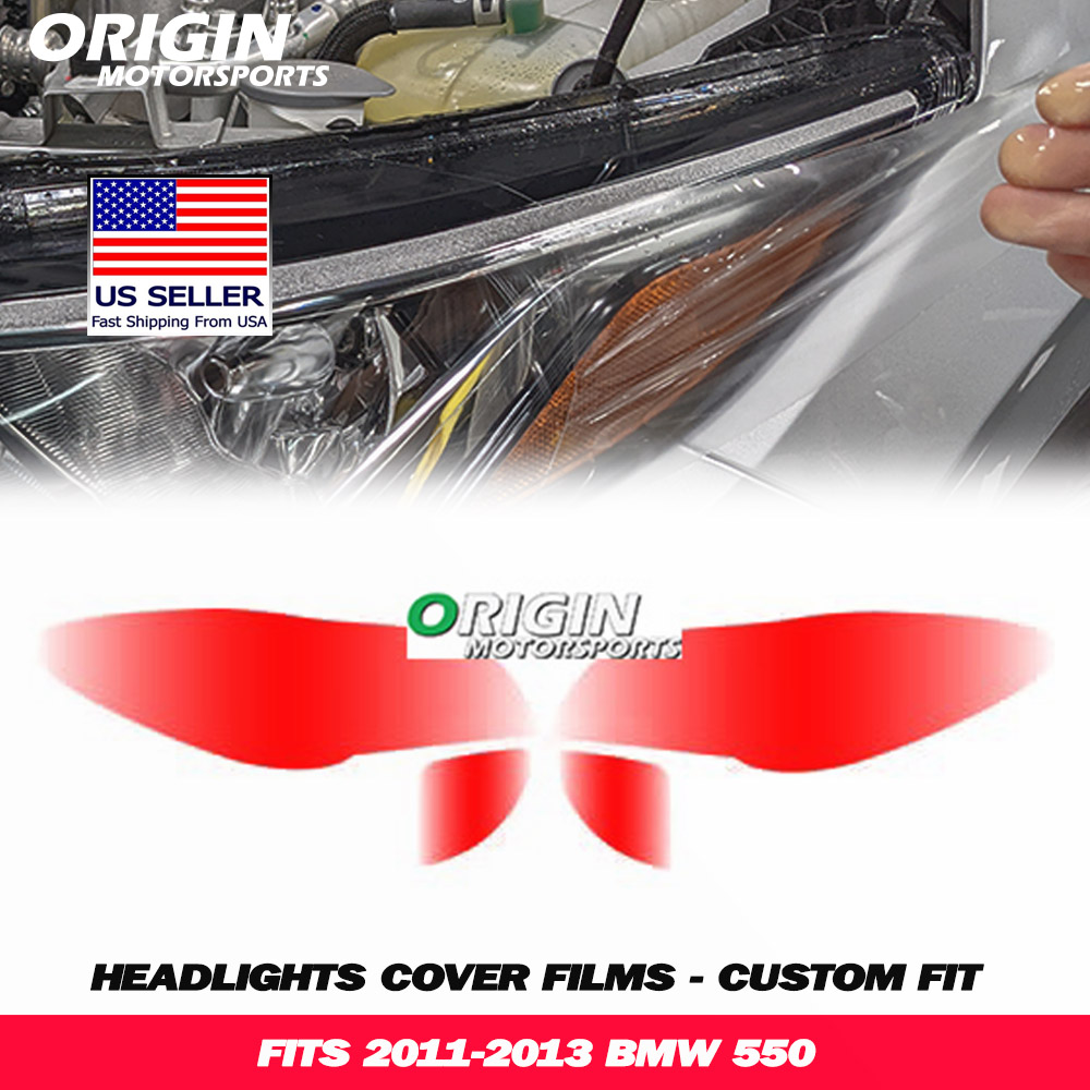 2011-2013 Bmw 550 Precut Headlight PPF Clear Paint Protection Film Kit 2011-2013 Bmw 550 Precut Headlight PPF Clear Paint Protection Film Kit