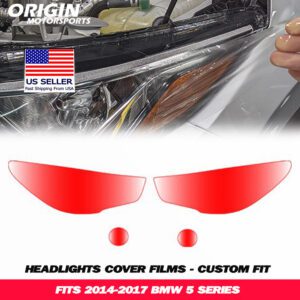 2014-2017 Bmw 5 SERIES Precut Headlight PPF Clear Paint Protection Film Kit 2014-2017 Bmw 5 SERIES Precut Headlight PPF Clear Paint Protection Film Kit