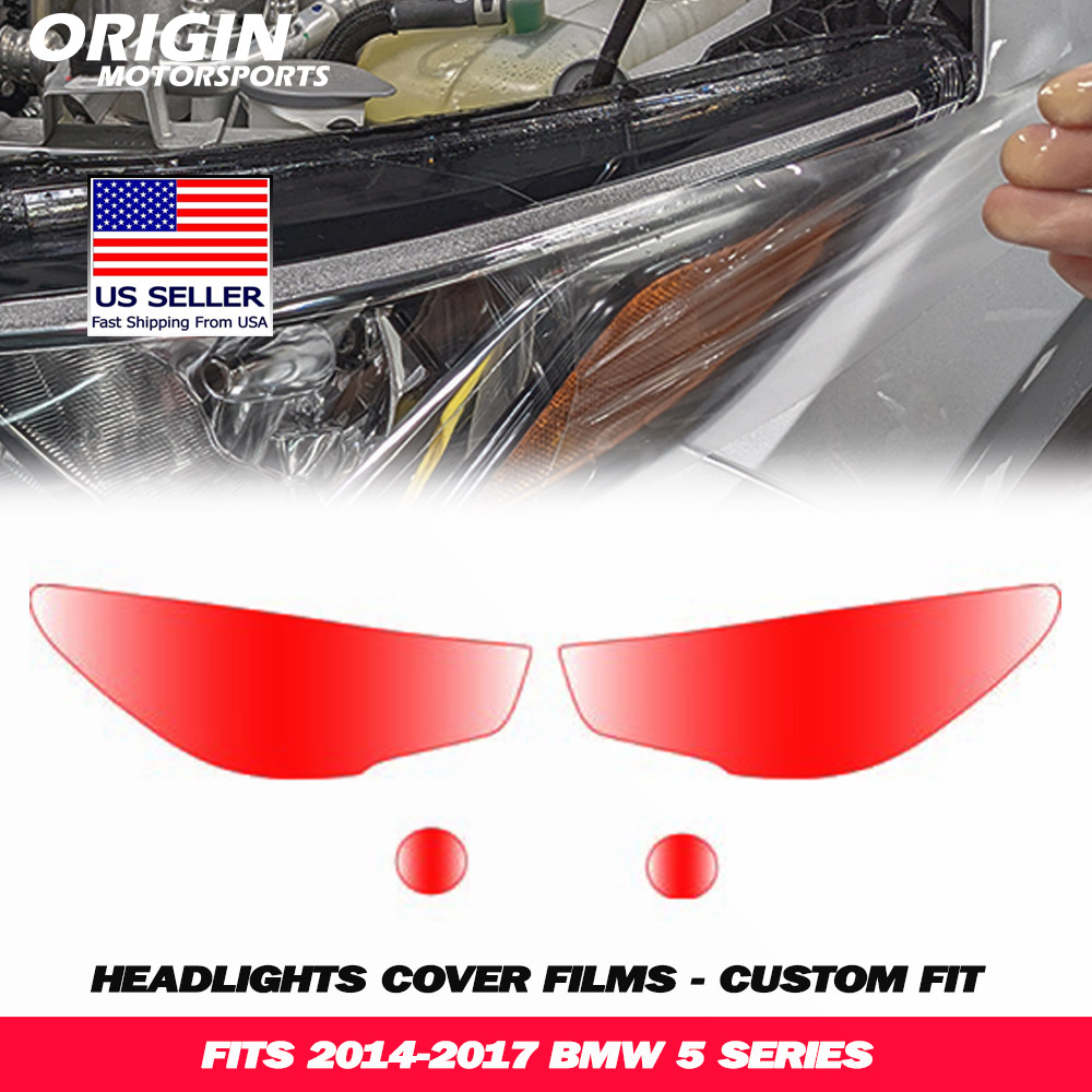 2014-2017 Bmw 5 SERIES Precut Headlight PPF Clear Paint Protection Film Kit 2014-2017 Bmw 5 SERIES Precut Headlight PPF Clear Paint Protection Film Kit