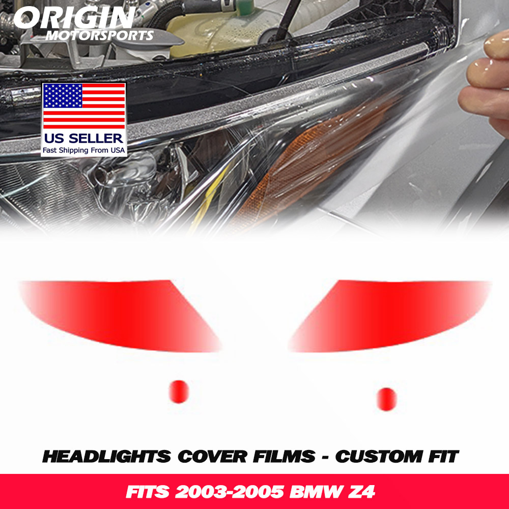 2003-2005 Bmw Z4 Precut Headlight PPF Clear Paint Protection Film Kit 2003-2005 Bmw Z4 Precut Headlight PPF Clear Paint Protection Film Kit