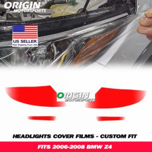 2006-2008 Bmw Z4 Precut Headlight PPF Clear Paint Protection Film Kit 2006-2008 Bmw Z4 Precut Headlight PPF Clear Paint Protection Film Kit