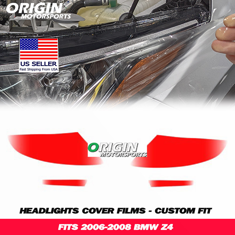 2006-2008 Bmw Z4 Precut Headlight PPF Clear Paint Protection Film Kit 2006-2008 Bmw Z4 Precut Headlight PPF Clear Paint Protection Film Kit