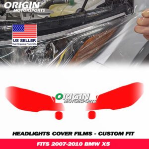 2007-2010 Bmw X5 Precut Headlight PPF Clear Paint Protection Film Kit