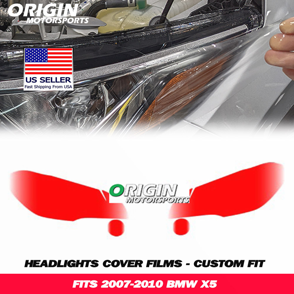 2007-2010 Bmw X5 Precut Headlight PPF Clear Paint Protection Film Kit 2007-2010 Bmw X5 Precut Headlight PPF Clear Paint Protection Film Kit