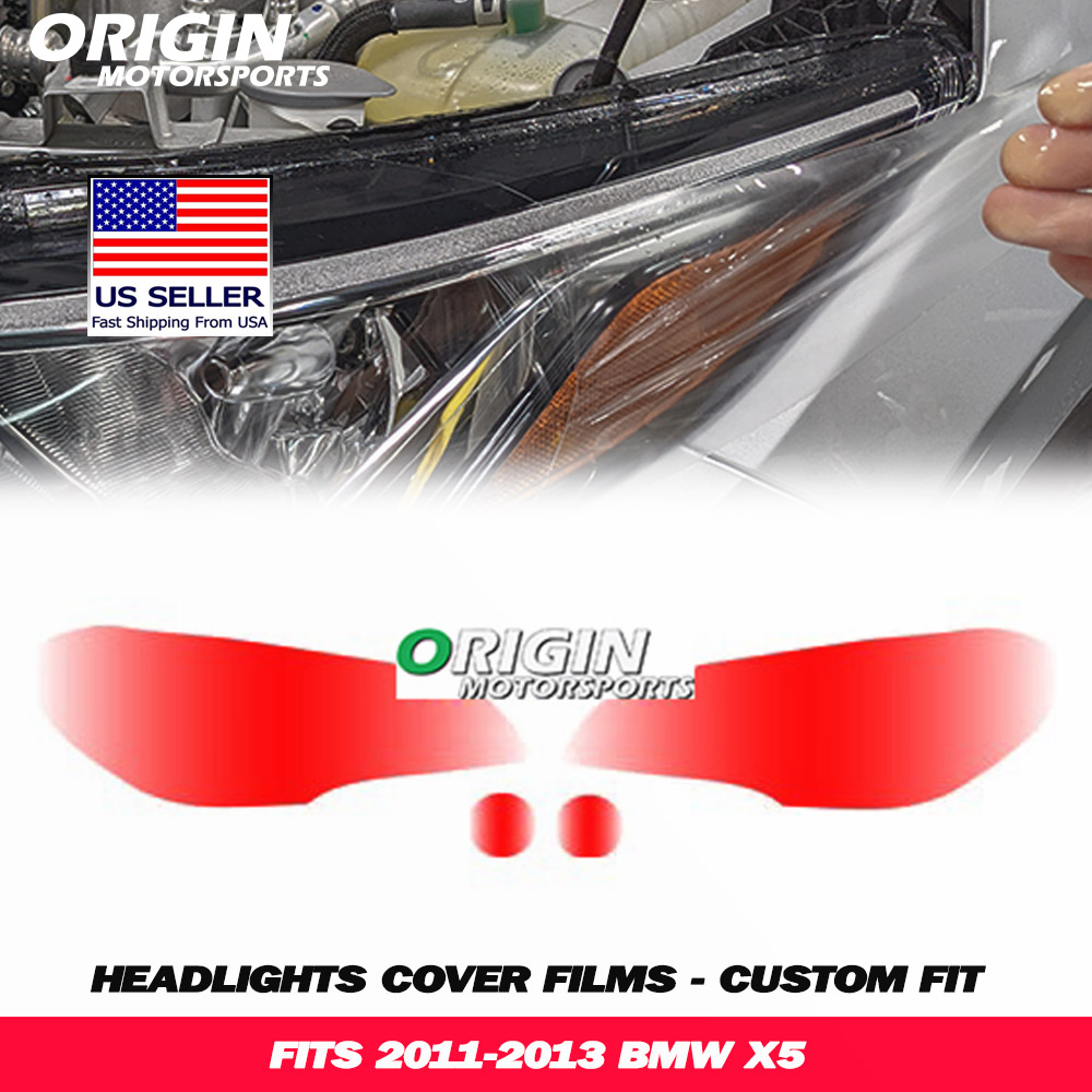 2011-2013 Bmw X5 Precut Headlight PPF Clear Paint Protection Film Kit 2011-2013 Bmw X5 Precut Headlight PPF Clear Paint Protection Film Kit