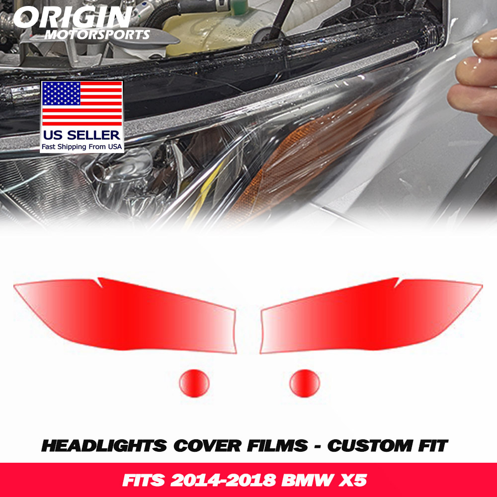 2014-2018 Bmw X5 Precut Headlight PPF Clear Paint Protection Film Kit 2014-2018 Bmw X5 Precut Headlight PPF Clear Paint Protection Film Kit