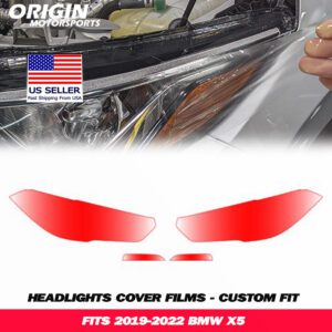 2019-2022 Bmw X5 Precut Headlight PPF Clear Paint Protection Film Kit 2019-2022 Bmw X5 Precut Headlight PPF Clear Paint Protection Film Kit