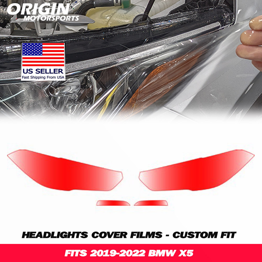 2019-2022 Bmw X5 Precut Headlight PPF Clear Paint Protection Film Kit 2019-2022 Bmw X5 Precut Headlight PPF Clear Paint Protection Film Kit