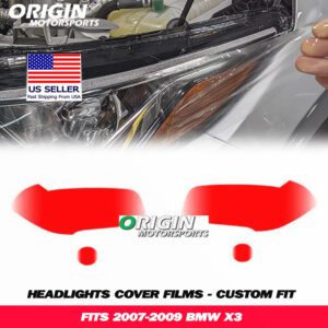 2007-2009 Bmw X3 Precut Headlight PPF Clear Paint Protection Film Kit 2007-2009 Bmw X3 Precut Headlight PPF Clear Paint Protection Film Kit
