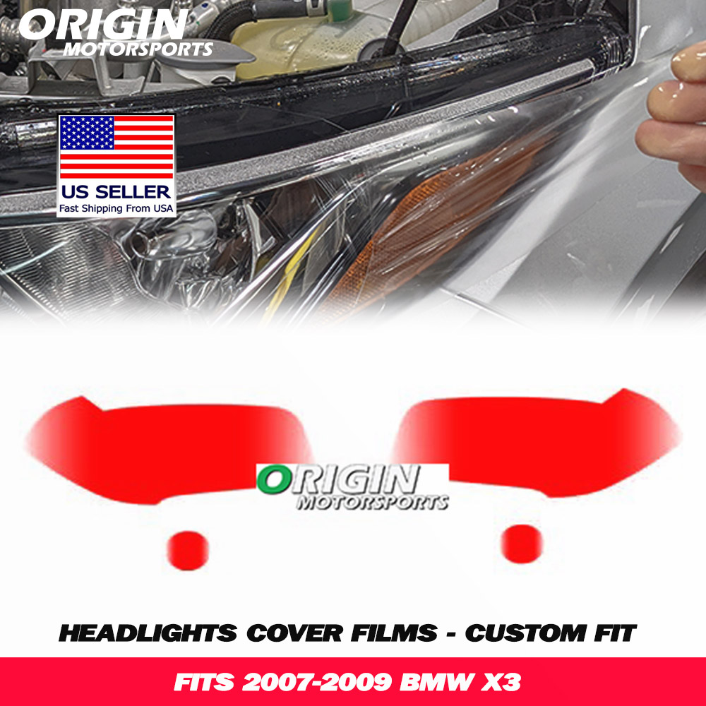 2007-2009 Bmw X3 Precut Headlight PPF Clear Paint Protection Film Kit 2007-2009 Bmw X3 Precut Headlight PPF Clear Paint Protection Film Kit