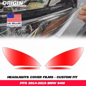 2014-2019 Bmw 640I Precut Headlight PPF Clear Paint Protection Film Kit 2014-2019 Bmw 640I Precut Headlight PPF Clear Paint Protection Film Kit