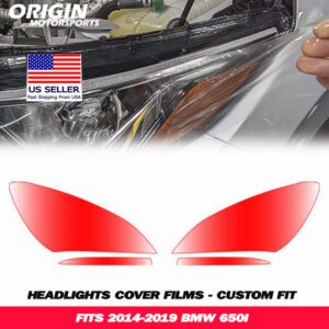 2014-2019 Bmw 650I Precut Headlight PPF Clear Paint Protection Film Kit 2014-2019 Bmw 650I Precut Headlight PPF Clear Paint Protection Film Kit