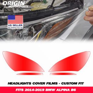 2014-2019 Bmw ALPINA B6 Precut Headlight PPF Clear Paint Protection Film Kit 2014-2019 Bmw ALPINA B6 Precut Headlight PPF Clear Paint Protection Film Kit