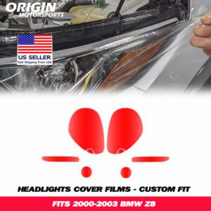 2000-2003 Bmw Z8 Precut Headlight PPF Clear Paint Protection Film Kit 2000-2003 Bmw Z8 Precut Headlight PPF Clear Paint Protection Film Kit