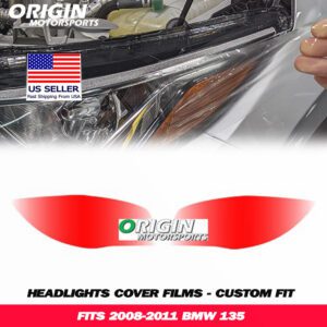2008-2011 Bmw 135 Precut Headlight PPF Clear Paint Protection Film Kit 2008-2011 Bmw 135 Precut Headlight PPF Clear Paint Protection Film Kit