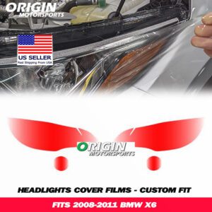 2008-2011 Bmw X6 Precut Headlight PPF Clear Paint Protection Film Kit 2008-2011 Bmw X6 Precut Headlight PPF Clear Paint Protection Film Kit