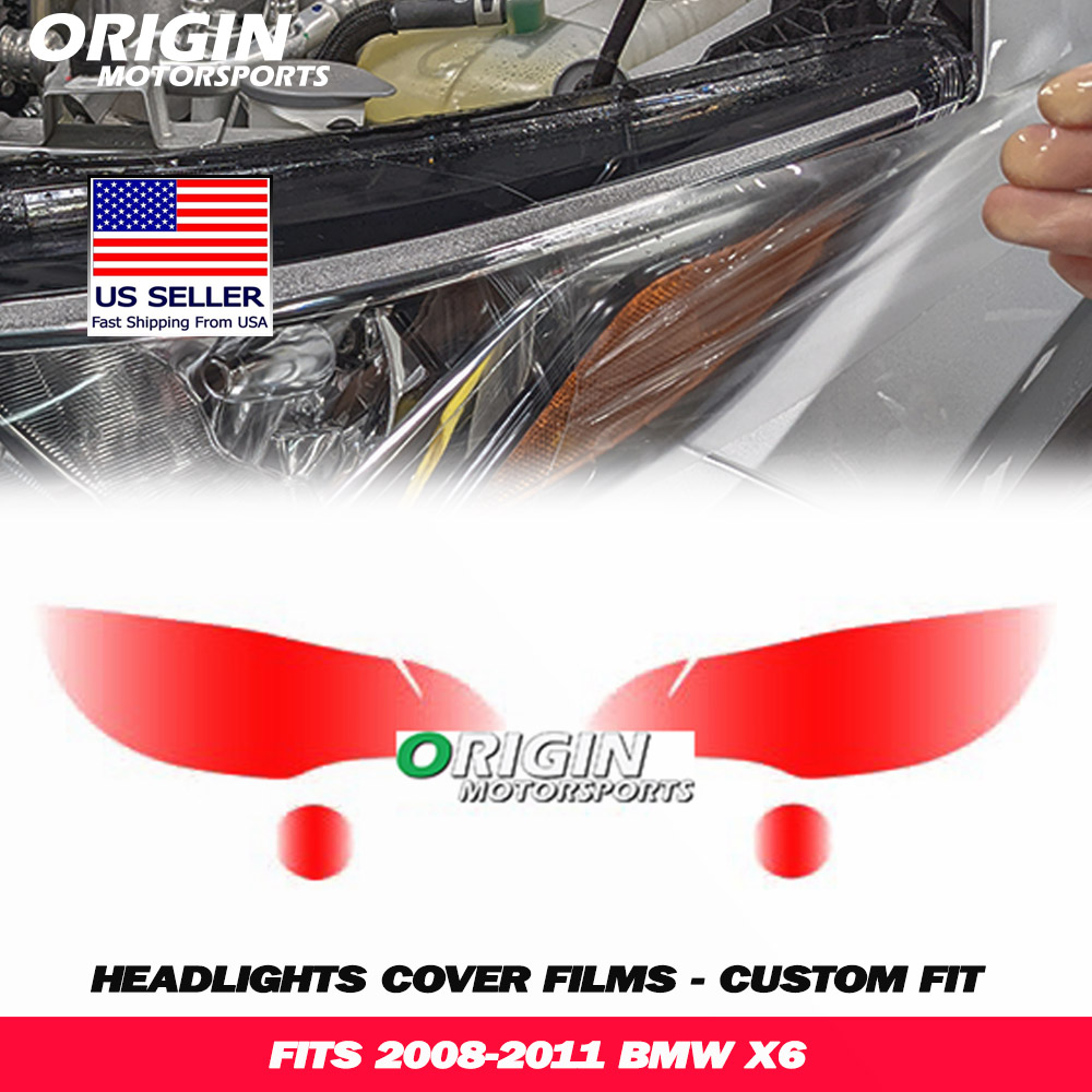 2008-2011 Bmw X6 Precut Headlight PPF Clear Paint Protection Film Kit 2008-2011 Bmw X6 Precut Headlight PPF Clear Paint Protection Film Kit