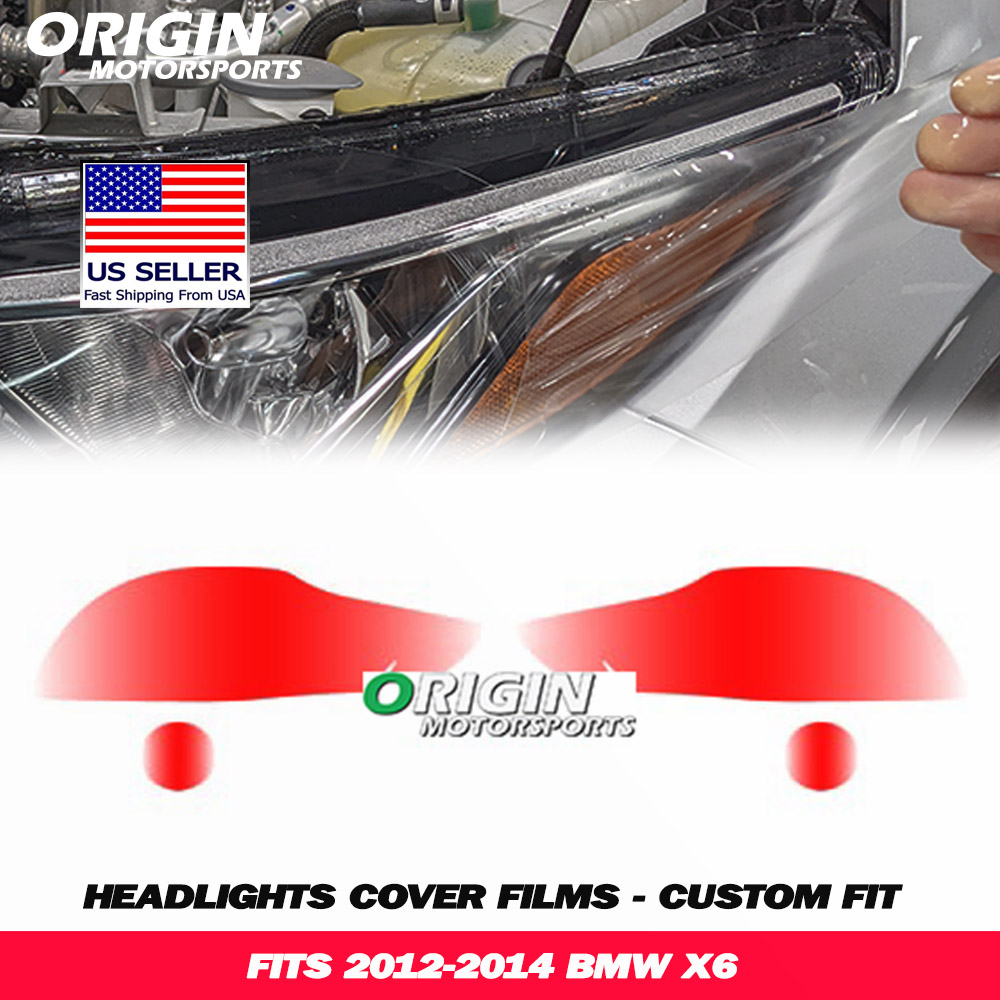 2012-2014 Bmw X6 Precut Headlight PPF Clear Paint Protection Film Kit 2012-2014 Bmw X6 Precut Headlight PPF Clear Paint Protection Film Kit