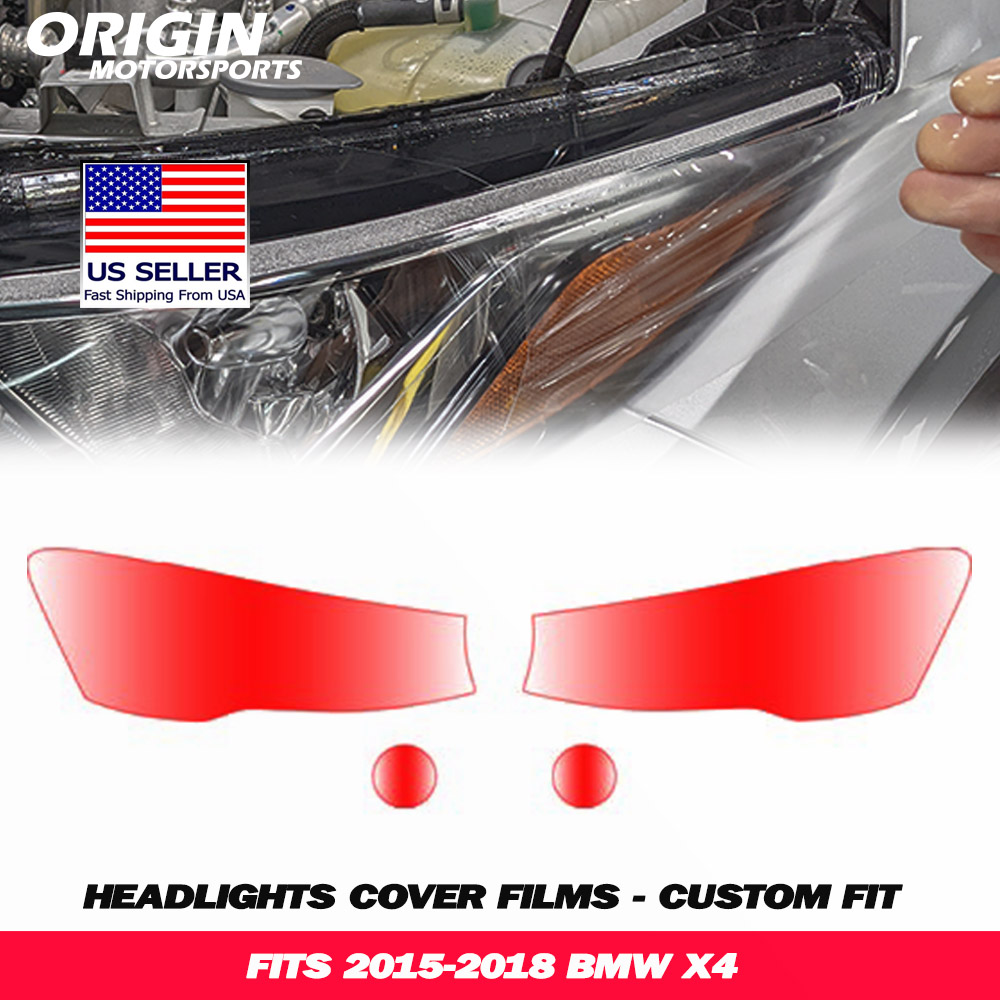2015-2018 Bmw X4 Precut Headlight PPF Clear Paint Protection Film Kit 2015-2018 Bmw X4 Precut Headlight PPF Clear Paint Protection Film Kit