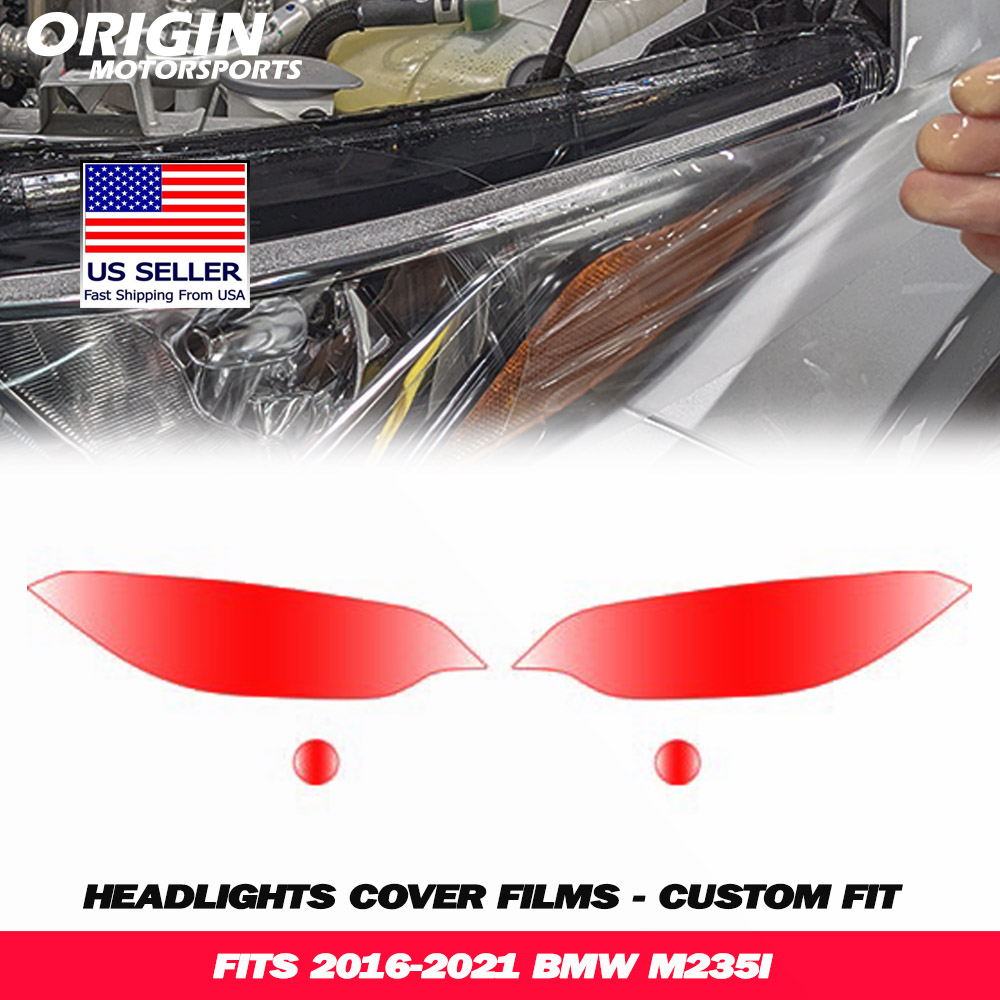 2016-2021 Bmw M235I Precut Headlight PPF Clear Paint Protection Film Kit 2016-2021 Bmw M235I Precut Headlight PPF Clear Paint Protection Film Kit
