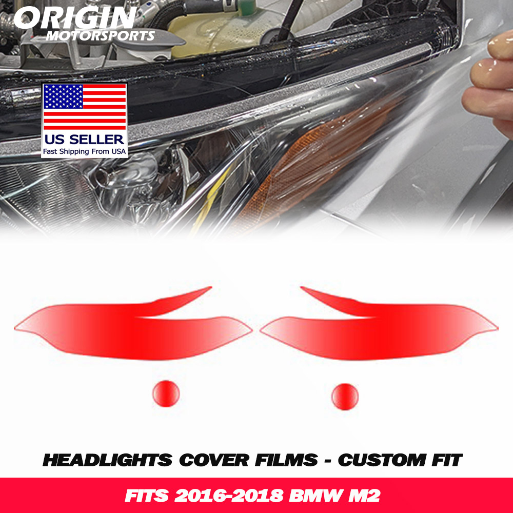 2016-2018 Bmw M2 Precut Headlight PPF Clear Paint Protection Film Kit 2016-2018 Bmw M2 Precut Headlight PPF Clear Paint Protection Film Kit