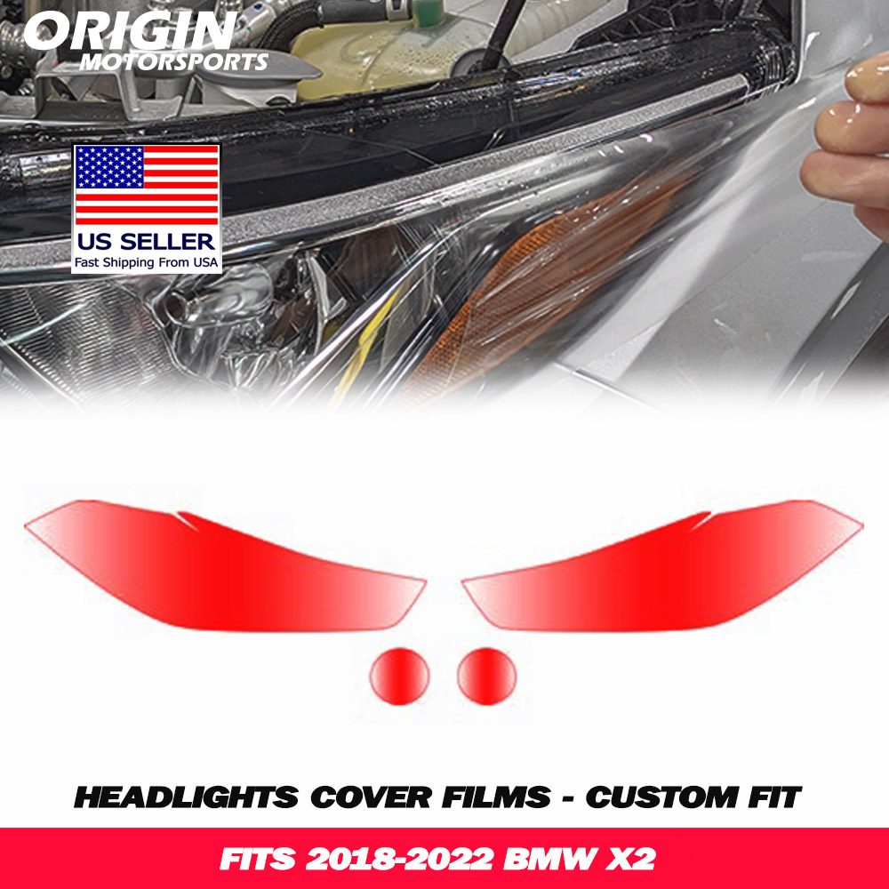 2018-2022 Bmw X2 Precut Headlight PPF Clear Paint Protection Film Kit