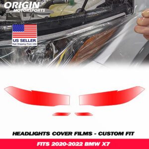 2020-2022 Bmw X7 Precut Headlight PPF Clear Paint Protection Film Kit 2020-2022 Bmw X7 Precut Headlight PPF Clear Paint Protection Film Kit