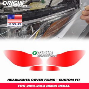 2011-2013 Buick REGAL Precut Headlight PPF Clear Paint Protection Film Kit 2011-2013 Buick REGAL Precut Headlight PPF Clear Paint Protection Film Kit