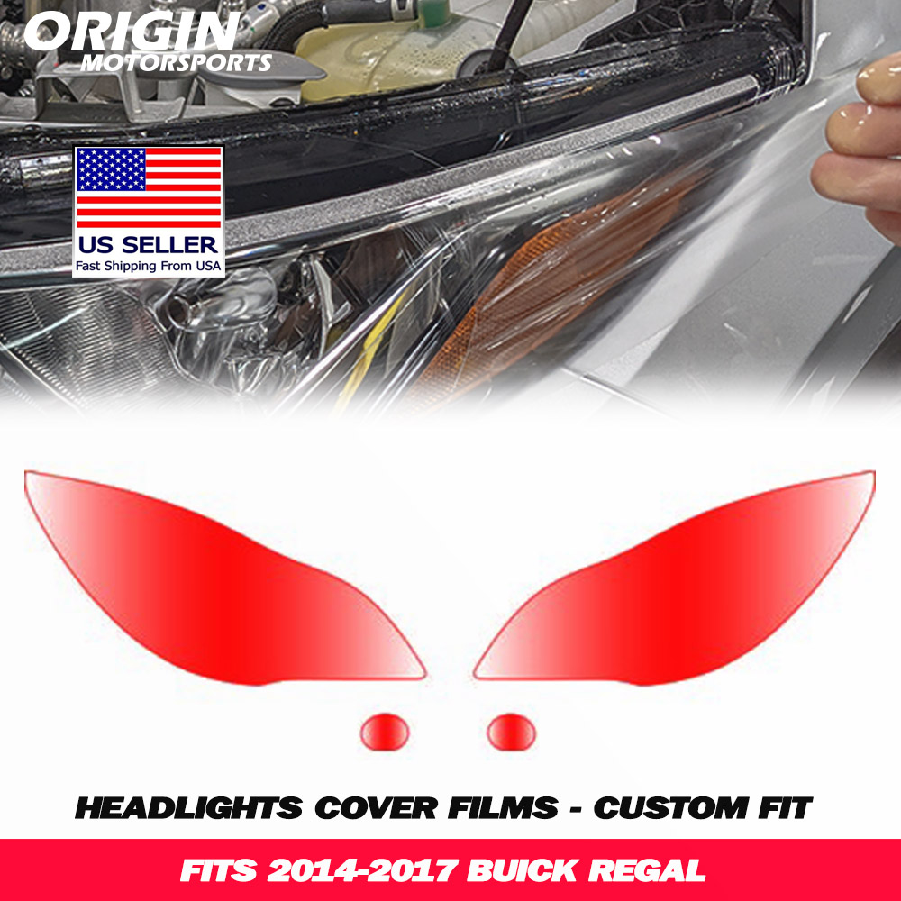 2014-2017 Buick REGAL Precut Headlight PPF Clear Paint Protection Film Kit 2014-2017 Buick REGAL Precut Headlight PPF Clear Paint Protection Film Kit