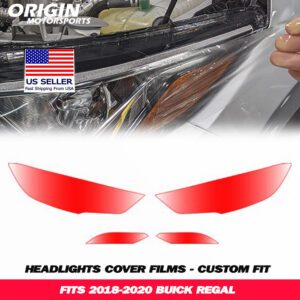 2018-2020 Buick REGAL Precut Headlight PPF Clear Paint Protection Film Kit