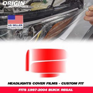1997-2004 Buick REGAL Precut Headlight PPF Clear Paint Protection Film Kit 1997-2004 Buick REGAL Precut Headlight PPF Clear Paint Protection Film Kit
