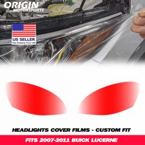 2007-2011 Buick LUCERNE Precut Headlight PPF Clear Paint Protection Film Kit