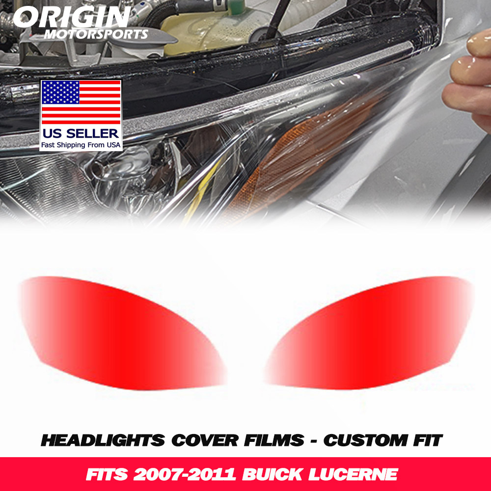 2007-2011 Buick LUCERNE Precut Headlight PPF Clear Paint Protection Film Kit 2007-2011 Buick LUCERNE Precut Headlight PPF Clear Paint Protection Film Kit