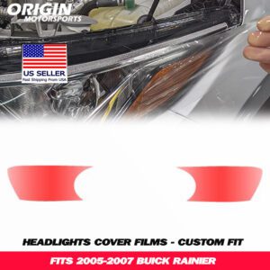 2005-2007 Buick RAINIER Precut Headlight PPF Clear Paint Protection Film Kit