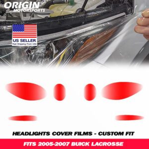 2005-2007 Buick LACROSSE Precut Headlight PPF Clear Paint Protection Film Kit