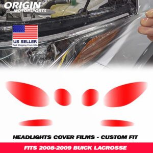 2008-2009 Buick LACROSSE Precut Headlight PPF Clear Paint Protection Film Kit 2008-2009 Buick LACROSSE Precut Headlight PPF Clear Paint Protection Film Kit