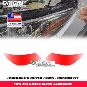 2010-2013 Buick LACROSSE Precut Headlight PPF Clear Paint Protection Film Kit 2010-2013 Buick LACROSSE Precut Headlight PPF Clear Paint Protection Film Kit