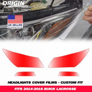 2014-2016 Buick LACROSSE Precut Headlight PPF Clear Paint Protection Film Kit 2014-2016 Buick LACROSSE Precut Headlight PPF Clear Paint Protection Film Kit