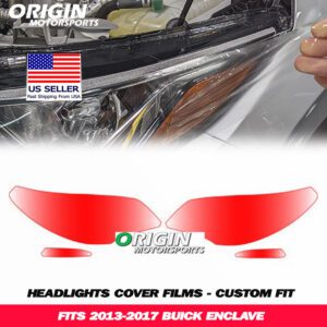 2013-2017 Buick ENCLAVE Precut Headlight PPF Clear Paint Protection Film Kit 2013-2017 Buick ENCLAVE Precut Headlight PPF Clear Paint Protection Film Kit